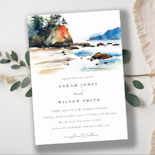 Invitation Simple Mariage du parc national olympique de Ruby 