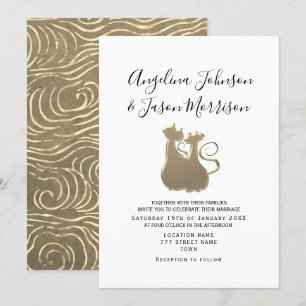 Invitation Simple Mariage Romantique