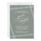 Simple moderne Sage Green 50e fête d'anniversaire