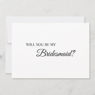 Invitation Simple Noir Blanc Calligraphie
