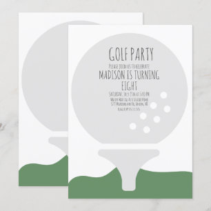 Invitation simple pour une fête d'anniversaire ave