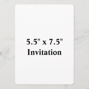 Invitation Simple Promotion de Marque Arrondi 5,5" x 7,5"