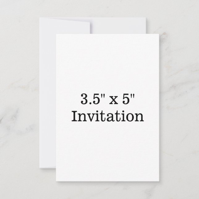 Invitation Simple promotion de marque au carré 3,5" x 5" (Devant)