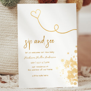 Invitation Simple Sip Et Voir