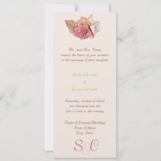 Invitation Simple victorien