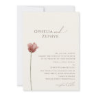 Simple Wildflower | Mariage Traditionnel Beige