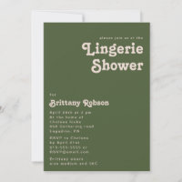 Simples vibrations rétro | Lingerie verte olive so