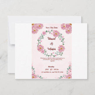 Invitation Simply in Love : A Day of Blush & Bliss