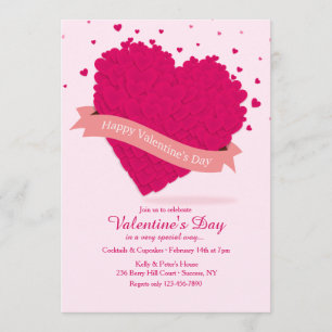 Invitation sincère de Saint-Valentin