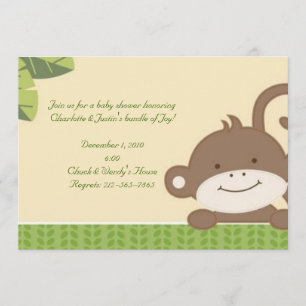 Invitation singe; baby shower