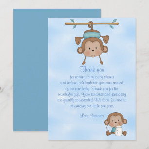Invitation Singe de bébé de baby shower
