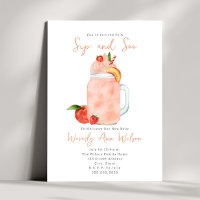 Sip et voir Peach Smoothie Nouveau bébé
