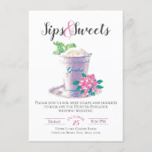 Invitation Sips & Sweets