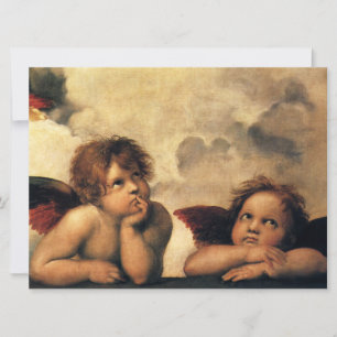Invitation Sistine Madonna Angels par Raphael Mariage