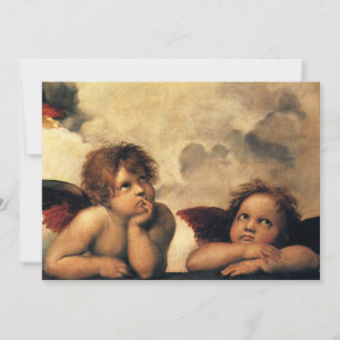 Invitation Sistine Madonna Angels par Raphael Sanzio
