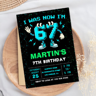 Invitation Six Seven Meme 6 7 Anniversaire
