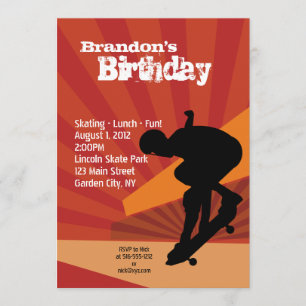Invitation Ska8er Boy