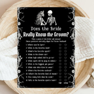 Invitation Skeleton Est L'Épouse Connaît Vraiment Le Jeu Groo