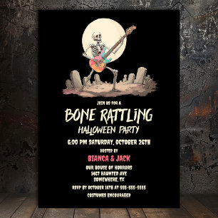 Invitation Skeleton Halloween