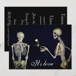 Invitation Skeletons dans Love Mariage