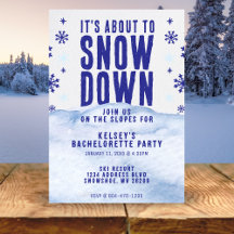 Ski d'hiver Snow Snowflake Bachelorette