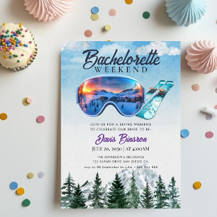 Invitation ski nautique week-end bachelorette