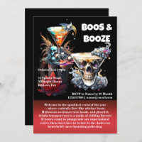 Skull happy hour cocktails éffrayants gothique flo