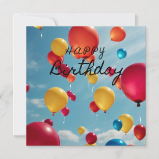 Invitation Sky High Celebrations : Une explosion de voeux d'a