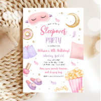 Sleepover Fête Fille Spa Rose Anniversaire