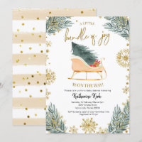 Sleigh Baby shower Petit ensemble de joie