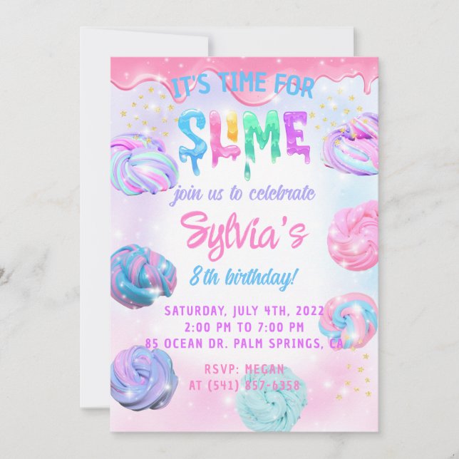 Invitation Slime Real (Devant)