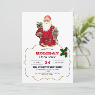 Invitation Smiling santa