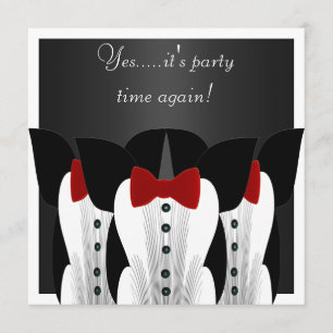 Invitation Smoking Formel Tuxedo Noir Costume à Nœ
