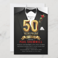 Smoking pour 50e anniversaire surprise