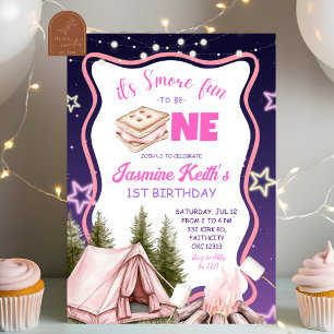 Invitation Smore Fun to be One 1er anniversaire