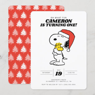 Invitation Snoopy Oh Quel plaisir d'être un