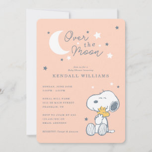 Invitation Snoopy & Woodstock   Au-dessus du Baby shower de l