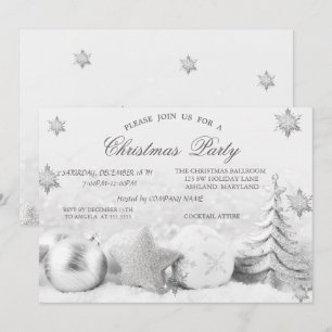Invitation Snowflakes, Christmas Tree Balls Company