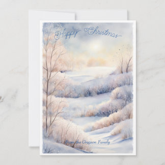 Invitation Snowy Serenity : Wonderland d'hiver personnalisabl
