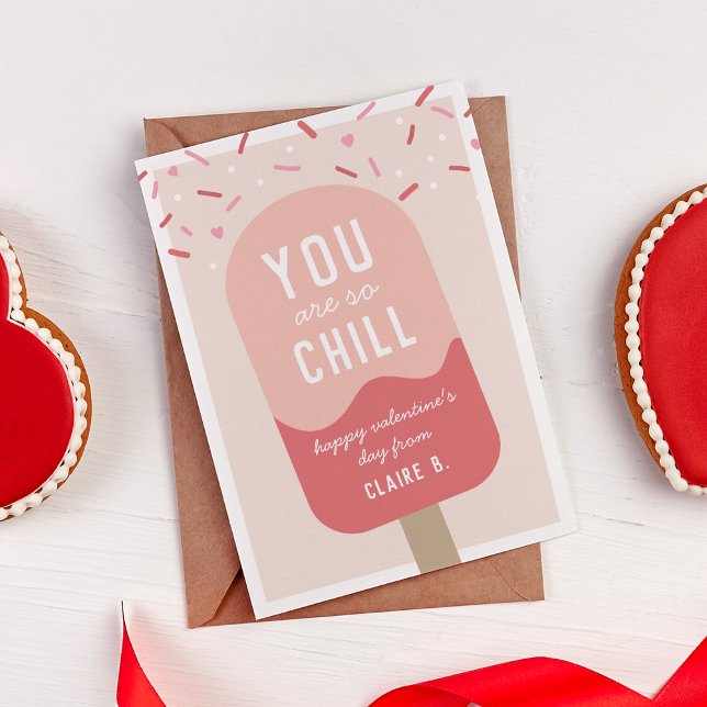 Invitation So Chill Kids Classroom Valentine's Day Card (Créateur téléchargé)