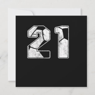 Invitation Soccer 21 st Birthday