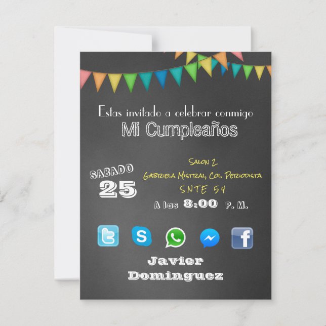 Invitation Social Networks (Front)