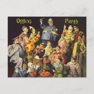 Invitation sociale à la soirée de l'entreprise Clo