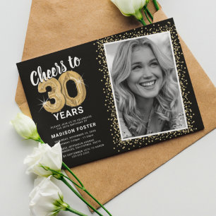 Invitation Soeurs à Trente Ans 30ème Anniversaire Photo