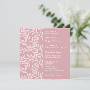 Invitation Soft White Botanical Bridal