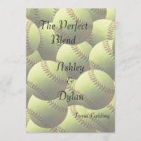 Softball Sports Thème Blended Family Mariage