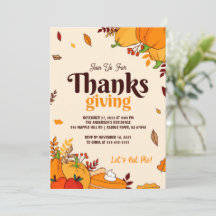 Soigné Amical Thanksgiving Personnalisé