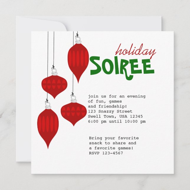 Invitation Soiree (Devant)