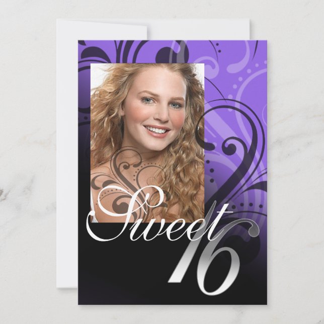 Invitation Soirée 16 Anniversaire (Devant)