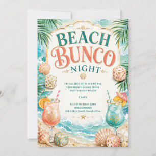 Invitation Soirée Bunco sur la Plage